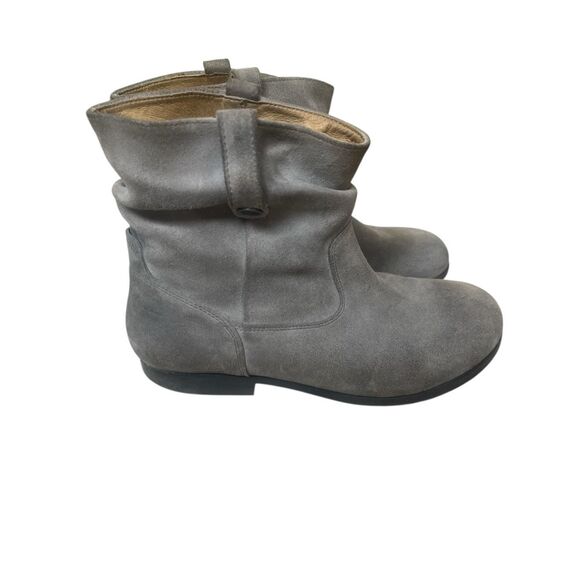 Birkenstock Sarina ankle boots gray suede sz 40 - Picture 4 of 5